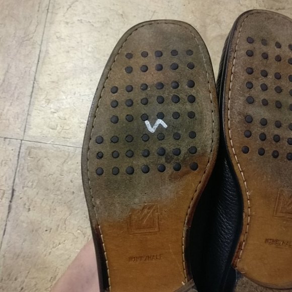 Sandro Moscoloni 9.5M horsebit black driver loafer - Picture 8 of 10